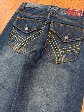Navy Blue Vintage Chams Jeans